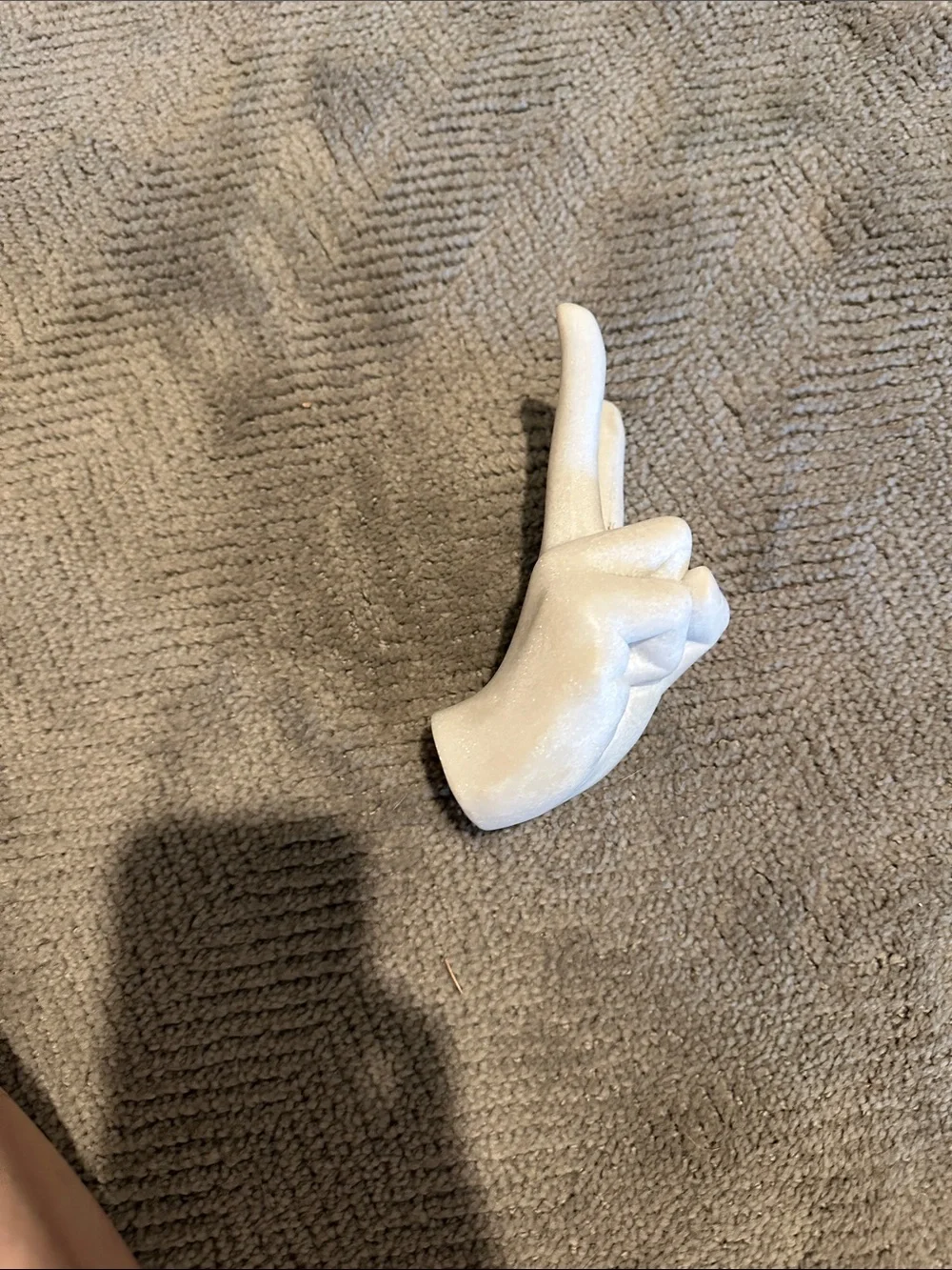 Wall hook (maybe vintage?) Peace sign hand